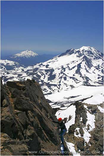 Royalty Free Stock Photo: North Sister Summit