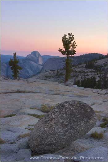 Royalty Free Stock Photo: Half Dome in the Distance
