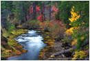 Rights Managed Stock Photo: Takelma Gorge Fall II