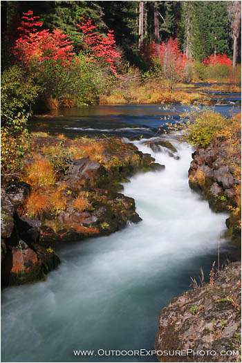 Rights Managed Stock Photo: Upper Rogue In Fall