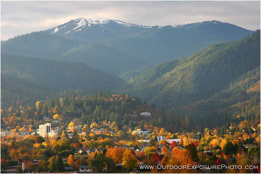Rights Managed Stock Photo: Below Mount Ashland