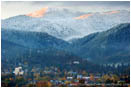 Royalty Free Stock Photo: Early Snow On Mt. Ashland