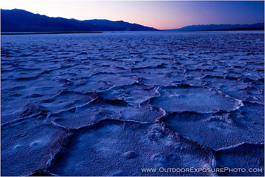 Royalty Free Stock Photo: Dusk in Death Valley