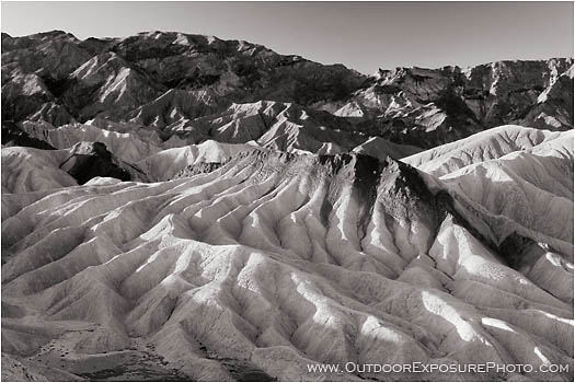 Print: Fluted Ridges, Zabriscie Point