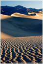 Royalty Free Stock Photo: Death Valley Dunes Light and Texture