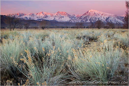 Royalty Free Stock Photo: Sierra Mountains Sunrise