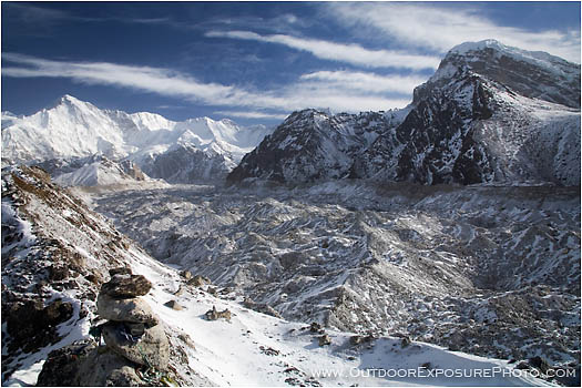 Print: Cho Oyu And The Ngozumpa Glacier