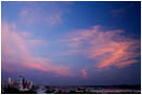 Royalty Free Stock Photo: Sunset Over Seattle
