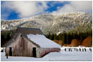 Print: End Of Winter Barn