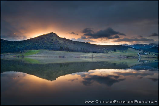 Print: Emigrant Lake Morning Rays