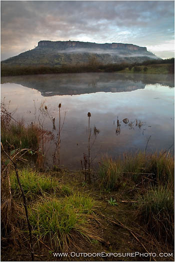 Royalty Free Stock Photo: Lower Table Rock Reflected