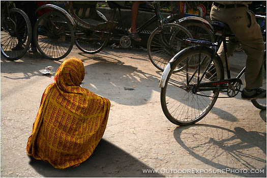Rights Managed Stock Image: Living On The Street Composite