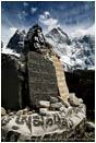 Print: Mani Stones Below Ama Dablam
