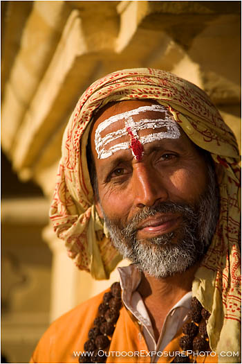 Print: Sadhu At Pashupatinath