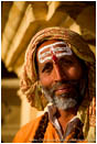 Print: Sadhu At Pashupatinath