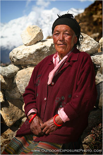 Print: Sherpa Woman