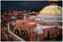 Rights Managed Stock Photo: Storm Approaching Boudhanath