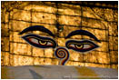 Print: The All Seeing Eyes Of Buddha