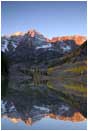 Royalty Free Stock Photo: Maroon Bells Sun Break