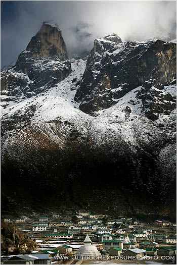 Rights Managed Stock Photo: Khumjung Village