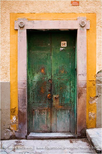 Rights Managed Stock Photo: Green Door