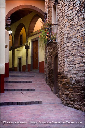 Royalty Free Stock Photo: Arch Covered Alley