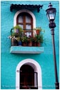 Print: Balcony And Lamp