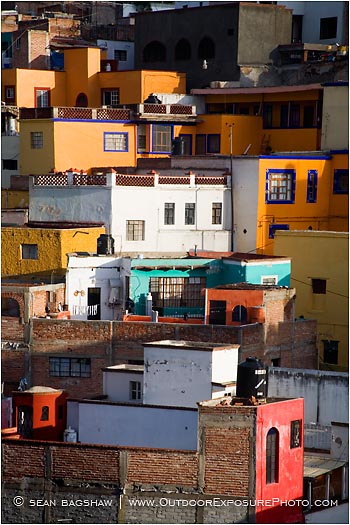 Print: Colorful Guanajuato Houses II
