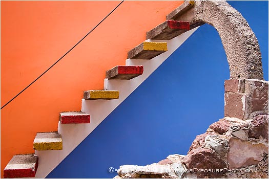 Rights Managed Stock Photo: Steps At The Academia Falcon