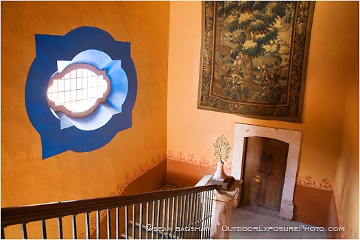 Rights Managed Stock Photo: Hacienda Stairway