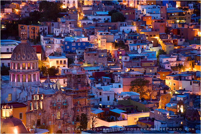 Guanajuato Illumination Print Mexico