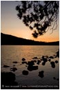 Royalty Free Stock Photo: Sunset At Lake Of The Woods