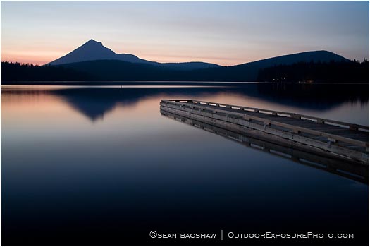Rights Managed Stock Photo: Dock At Lake Of The Woods
