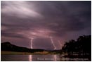 Royalty Free Stock Photo: Lightning Storm At Emigrant Lake