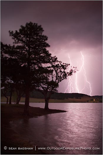 Royalty Free Stock Photo: Lightning Storm At Emigrant Lake III