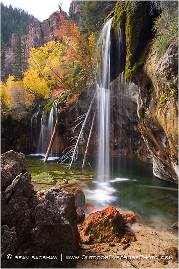 Rights Managed Stock Photo: Falls at Hanging Lake