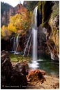 Rights Managed Stock Photo: Falls at Hanging Lake