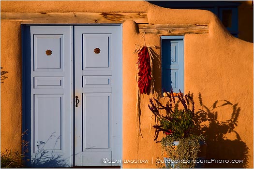 Print: Pueblo in Taos