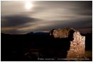 Rights Managed Stock Photo: Full Moon and Anasazi Ruin