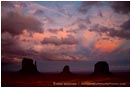 Rights Managed Stock Photo: Monument Valley Sunset