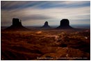Rights Managed Stock Photo: Moonlight on Monument Valley