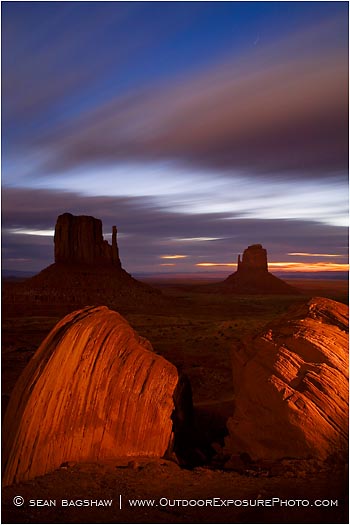 Print: Predawn in Monument Valley