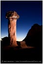 Royalty Free Stock Photo: Night Hoodoo