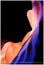 Rights Managed Stock Photo: Glowing Sandstone in Antelope Canyon II