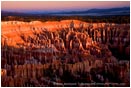 Print: First light on Bryce Canyon