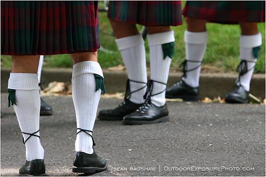 Royalty Free Stock Image: Bagpiper's Legs