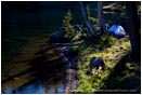 Royalty Free Stock Photo: Camping On Lake 1