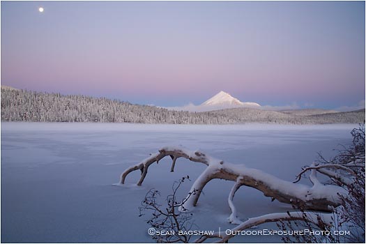 Royalty Free Stock Photo: Mt. McLoughlin and Lake of the Woods 1
