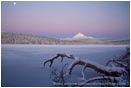 Royalty Free Stock Photo: Mt. McLoughlin and Lake of the Woods 1