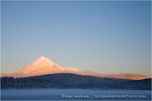 Royalty Free Stock Photo: Mt. McLoughlin and Lake of the Woods 4